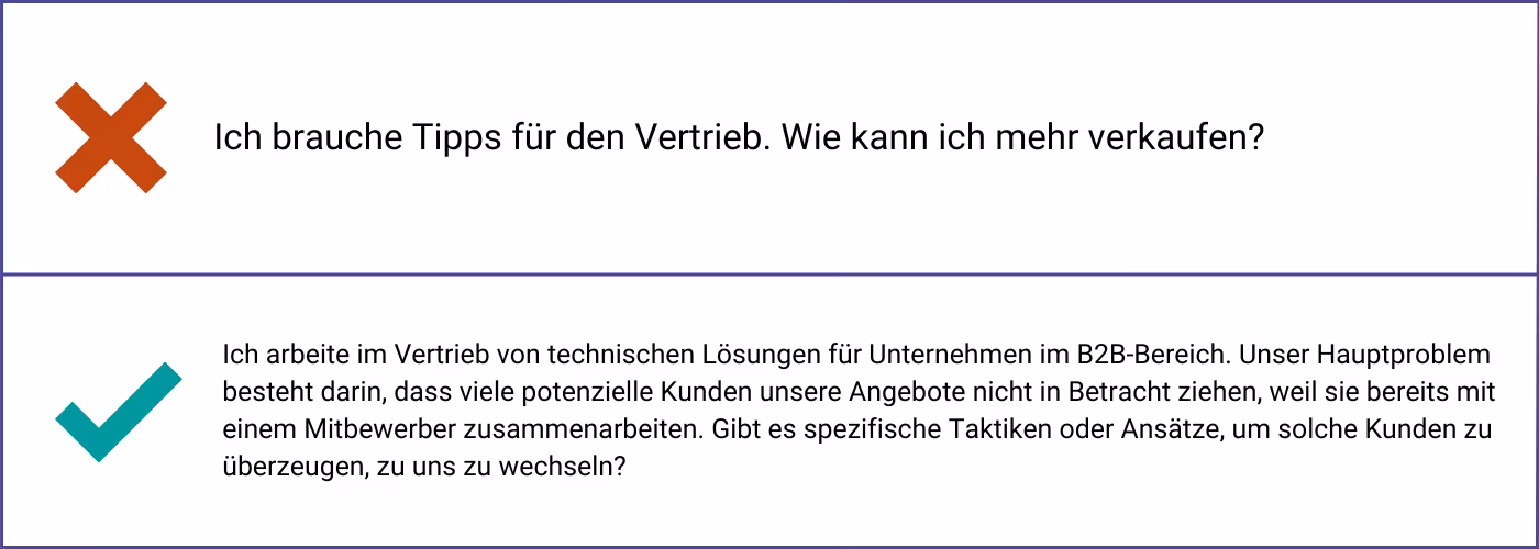 Tipps für erstklassige ChatGPT-Prompts