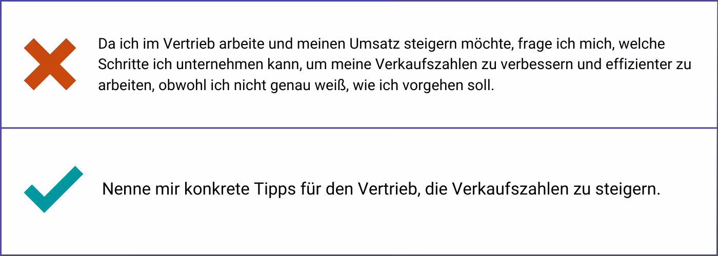 Tipps für erstklassige ChatGPT-Prompts