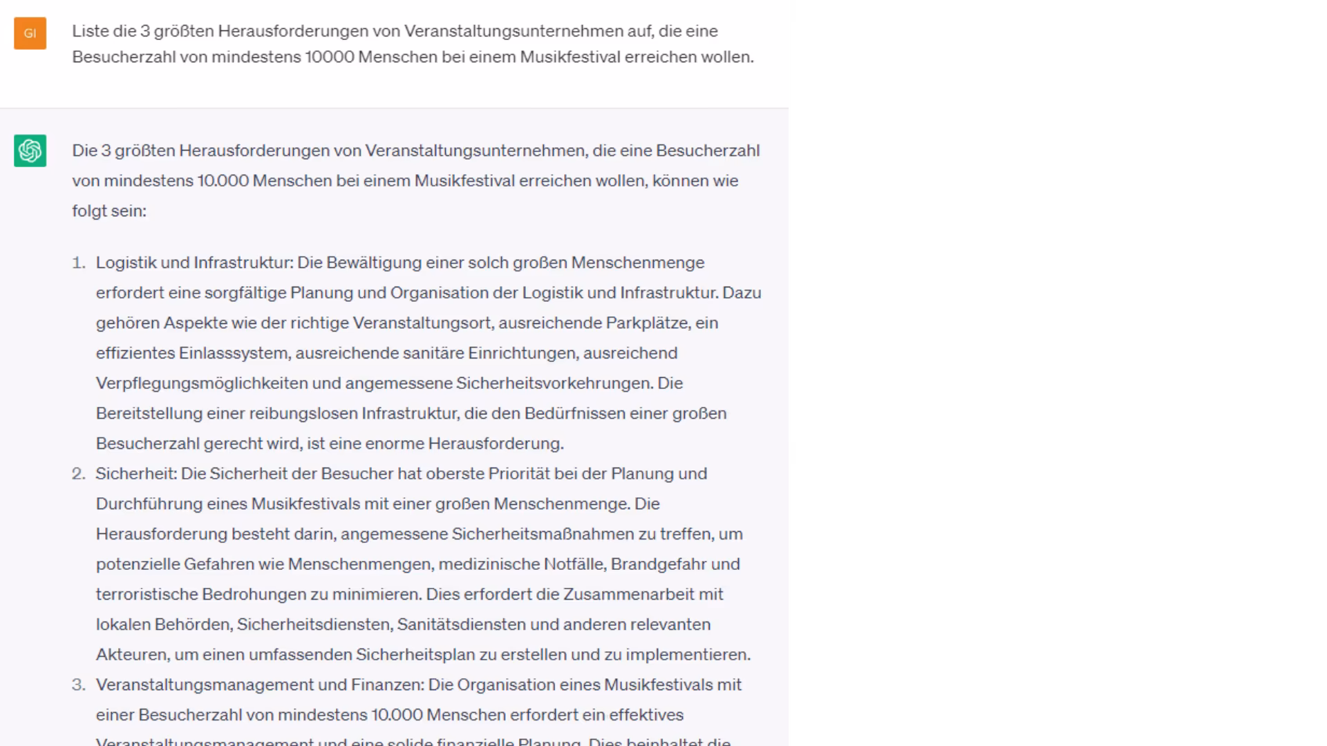 Chat-GBT Hilft bei Sales