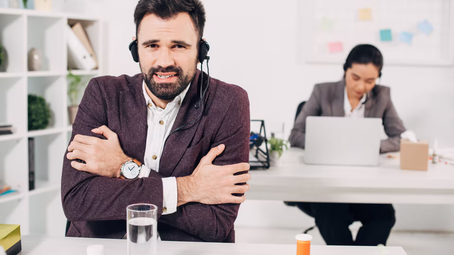 Guy doing cold calls