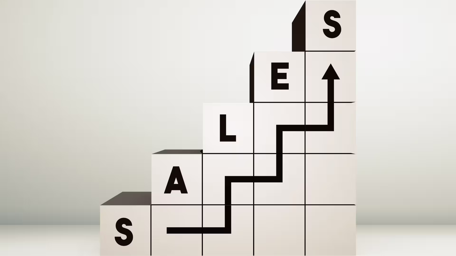 Wachsende Sales Graph