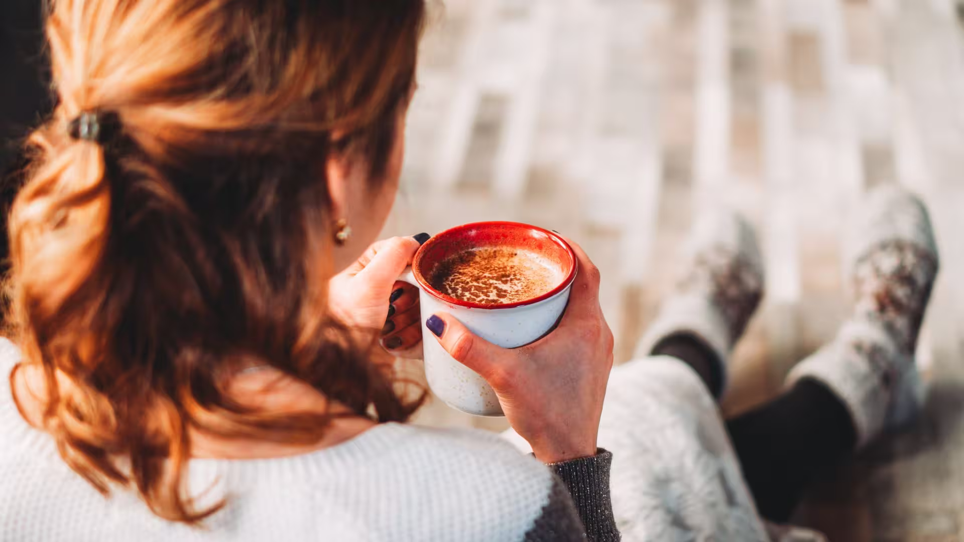 Kaffepause nach langer Transkription