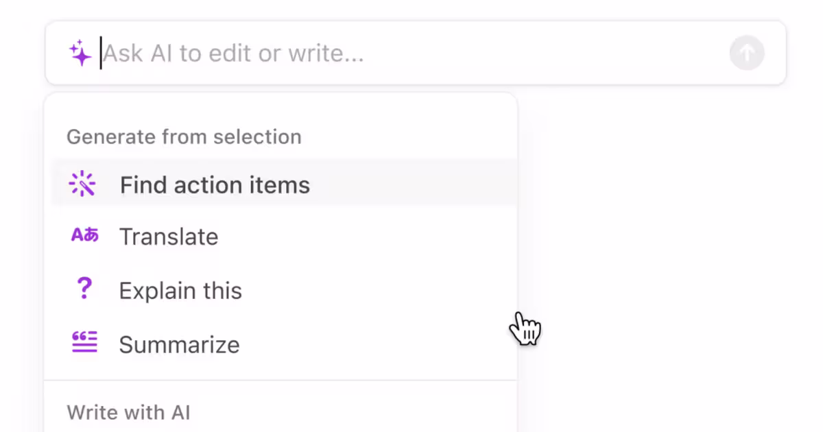 KI-Tool Notion AI zur Organisation