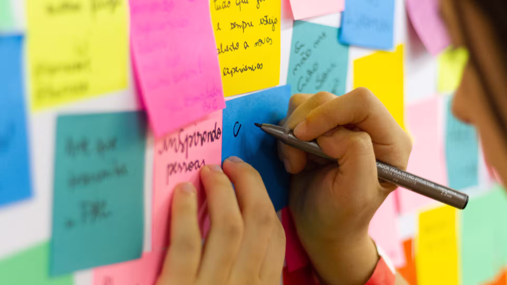 Meeting Notes on Post-Its