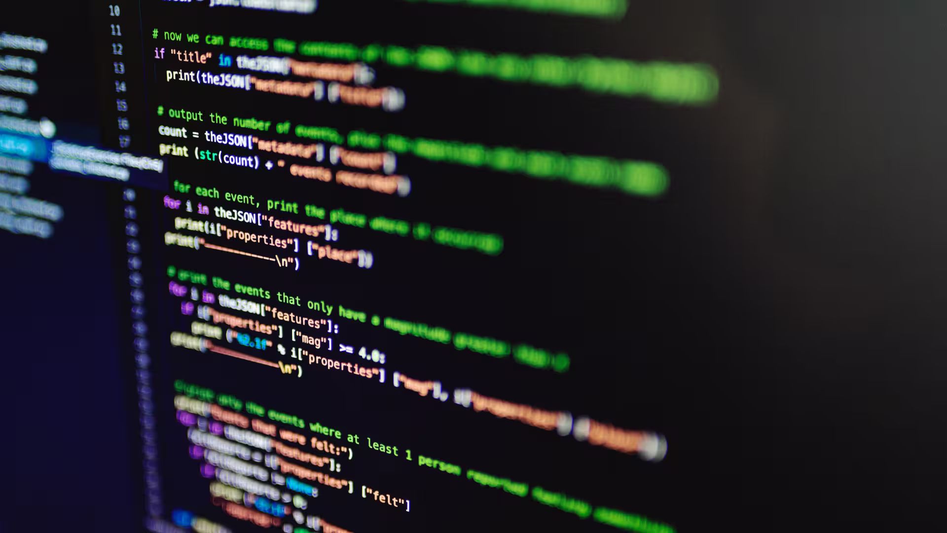 Code des Entwicklungsteams